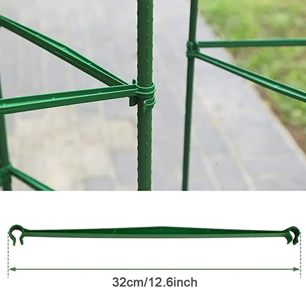 12 штук стержня поддержки растений фиксированный соединитель Скоба для