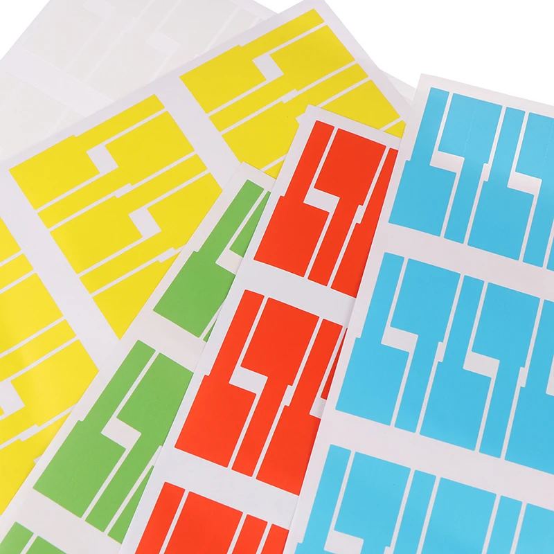 30 шт/лист водонепроницаемый самоклеющийся кабель стикер идентификационные