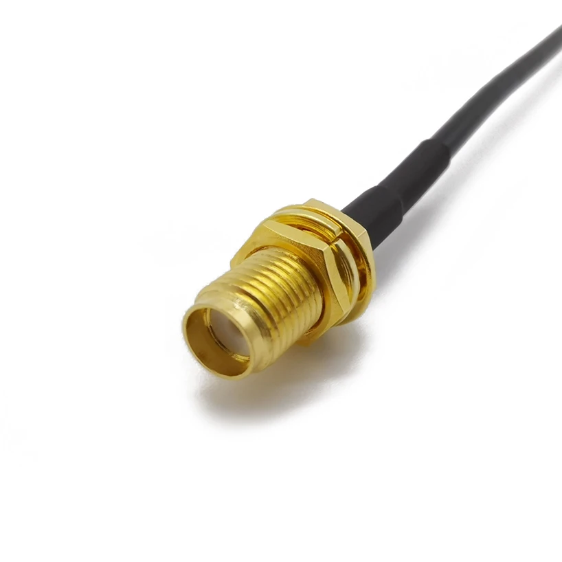 RF SMA мама К CRC9 ОТРЕЗОК кабеля перегородка переключатель штекер прямоугольный