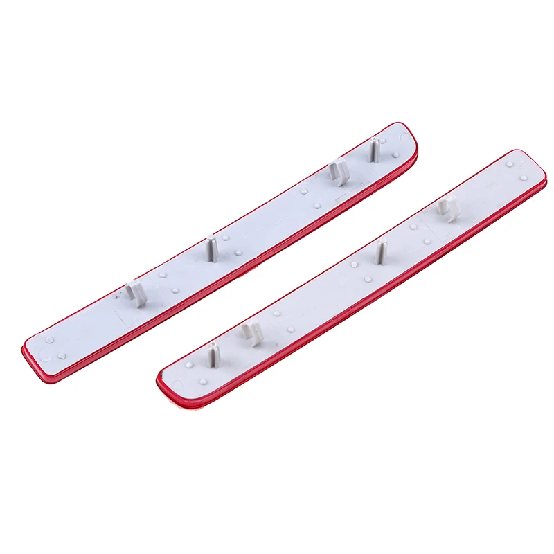 POSSBAY Красные линзы Автомобильный задний бампер Redlector предупреждающие полосы