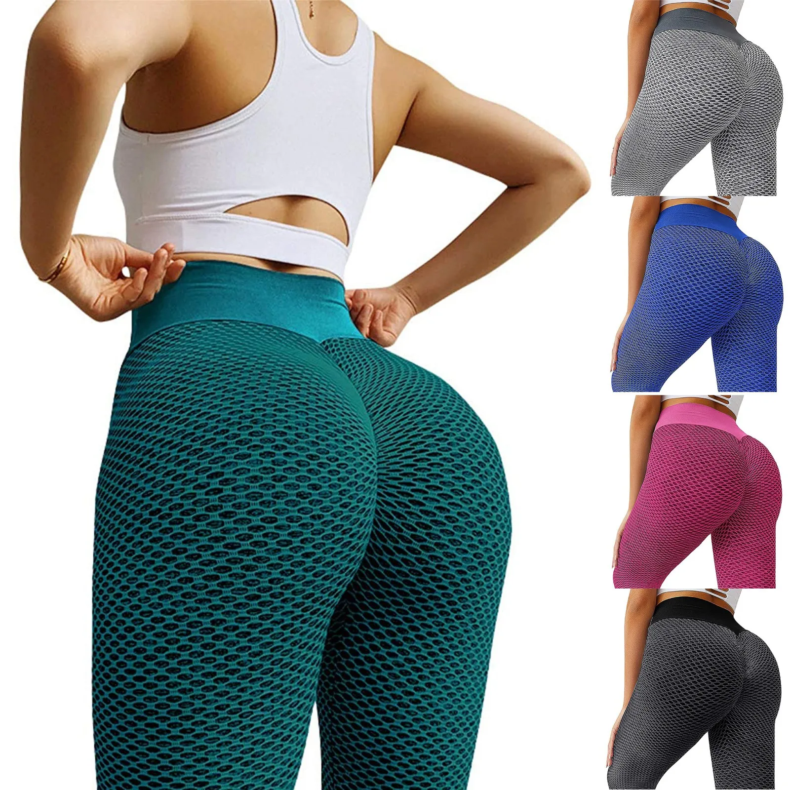 

Fitness Leggings Women High Waist Gym Workout Leggins Sport Fitness Push Up Tights Butt Lift Seamless Stretch Active Pants T6