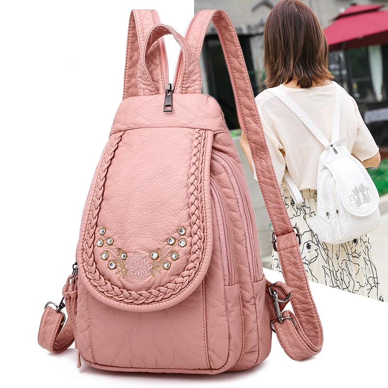 Дизайнерский рюкзак женский модный кожаный мини-рюкзак для женщин