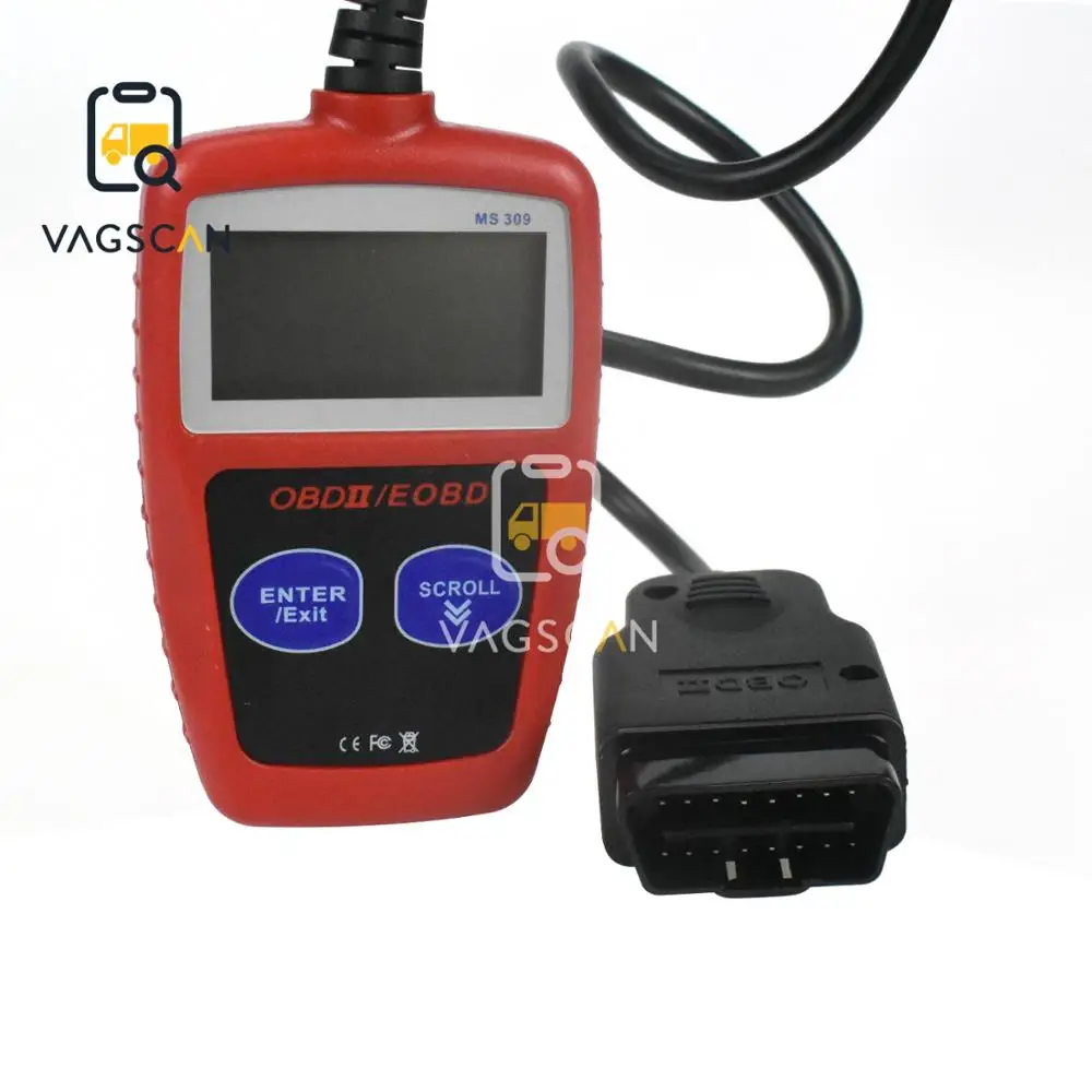 

MaxiScan MS309 Auto Car Scanner OBDII/EOBD OBD2 Universal Auto Code Reader PK KW808 Work For US Asian European Car Scanner