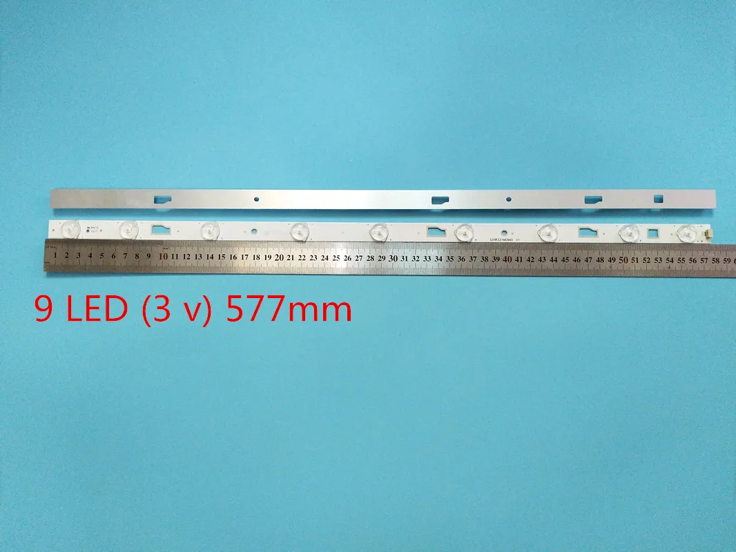 Nova30 pacs/lote 9LED 577 милитари tira conduzida Luz de Fundo para D32TS7202 32HR331M09A5 V1 | Компьютеры и офис