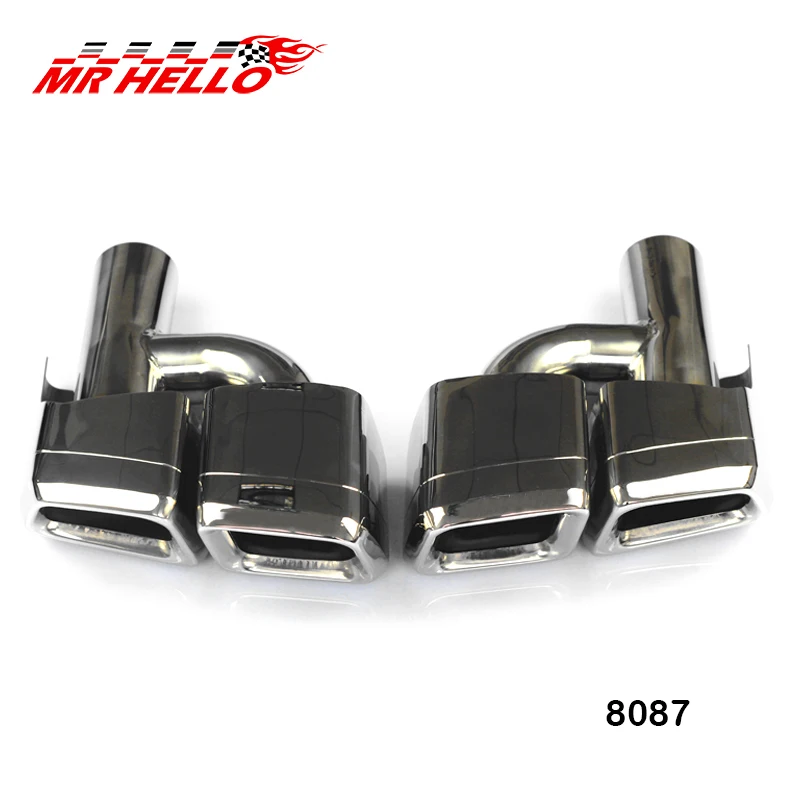 Набор наконечников для глушителя выхлопной трубы из нержавеющей стали