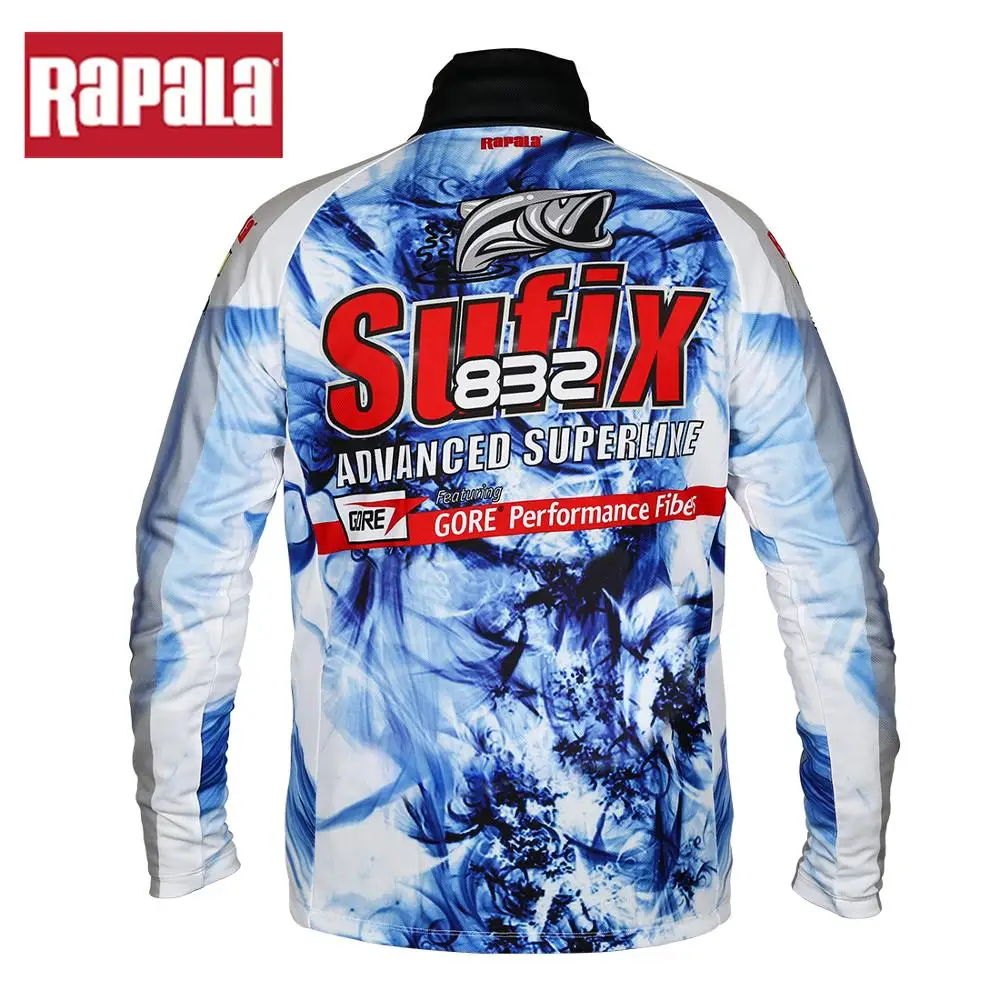 Стиль Rapala бренд RAPPW11 одежда для рыбалки жилеты быстросохнущие анти-УФ рубашки для рыбалки Спортивная одежда для велоспорта с длинным рукавом