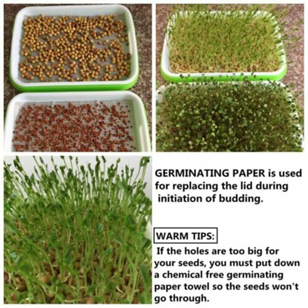 Пластиковая гидропонная корзина для цветов двухслойный поднос выращивания