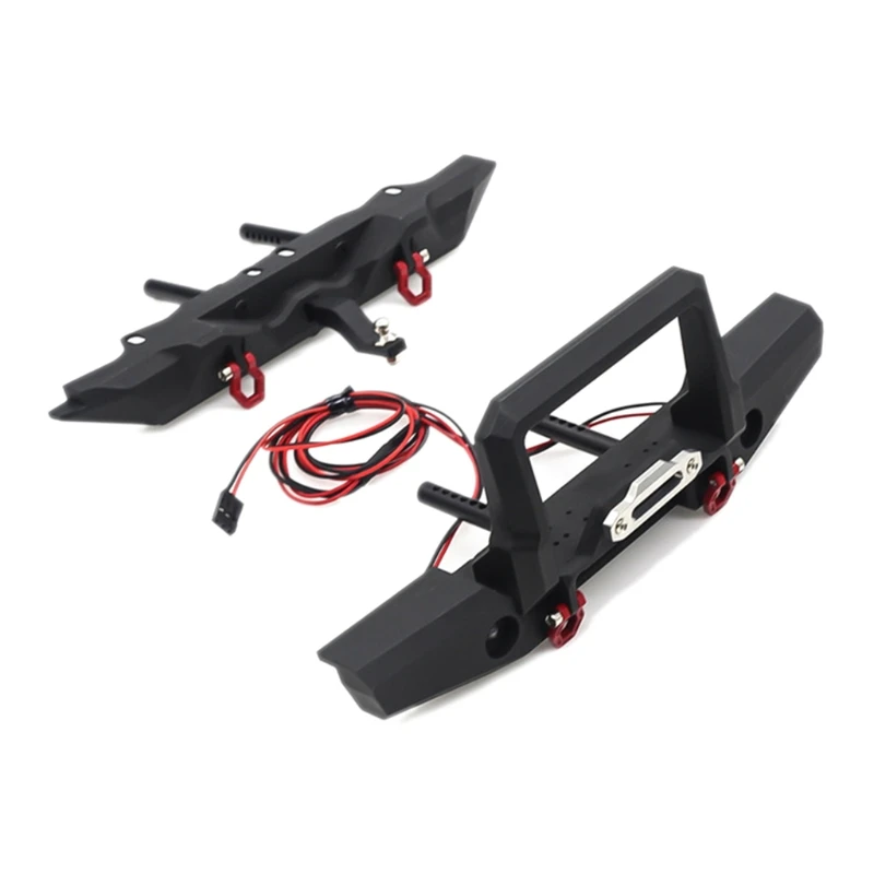 

Front Rear Winch Bumper Set for TRX-4 SCX-10 1/10 RC Crawler