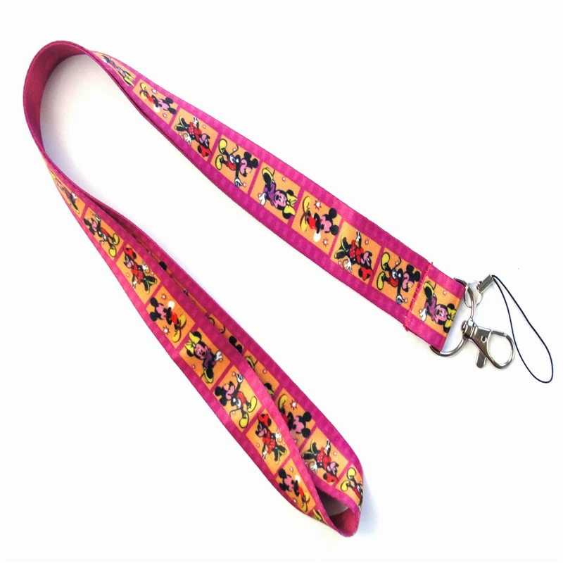 Аниме милый мультяшный ремешок на шею для ключей ID карты тренажерный зал
