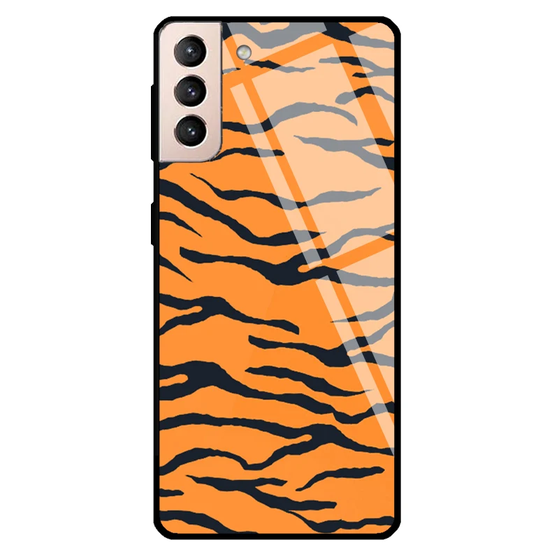 Чехол из закаленного стекла Tiger для Samsung Galaxy S10 Plus Note 10 S8 S9 S20 FE S21 20 Ultra|Бамперы| |