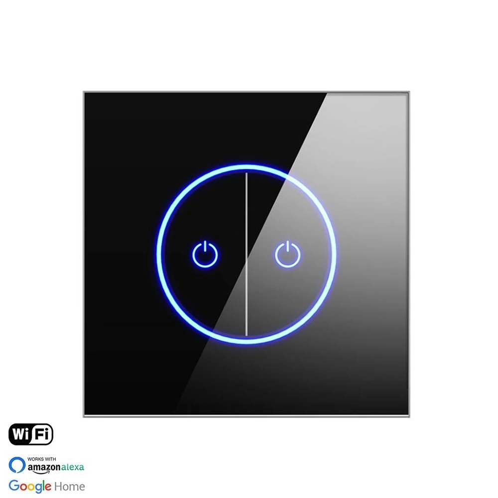 Tuya Smart Life переключатель Wi-Fi ЕС 1/2/3 Gang настенный светильник сенсорный выключатель