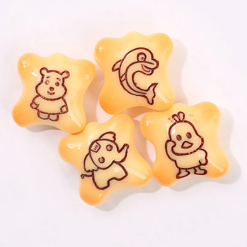 12 шт. мультяшный медведь цыпленок печенье плоская задняя сторона кабошон