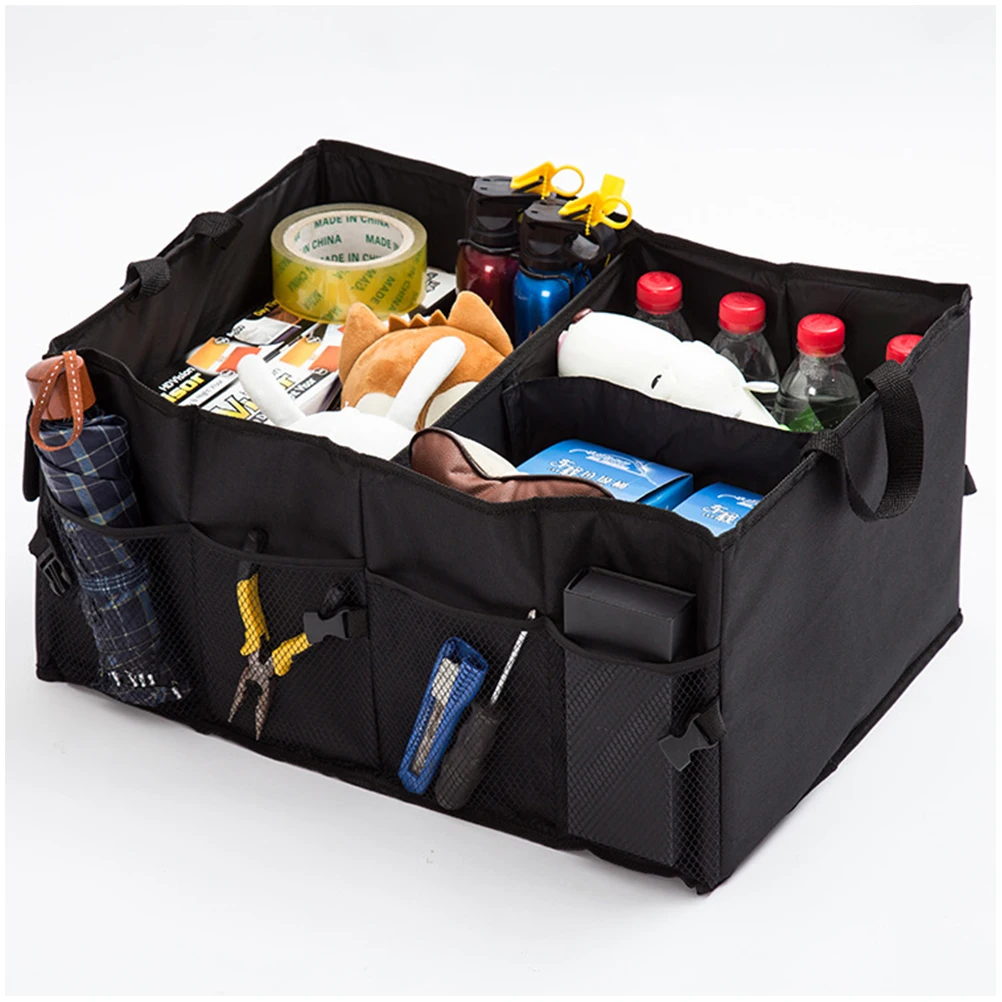 2Pcs Car Trunk Storage Box Multifunctional Auto Organizer Folding Containing Container Stowing Tidying | Автомобили и мотоциклы