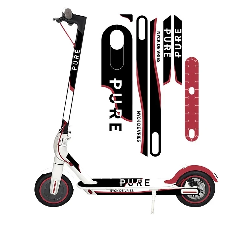 

DIY Body Stickers For Xiaomi Mijia M365 Pro Electric Scooter Strips Bumper Folding Scooter Pad Protect Fashion Decoration