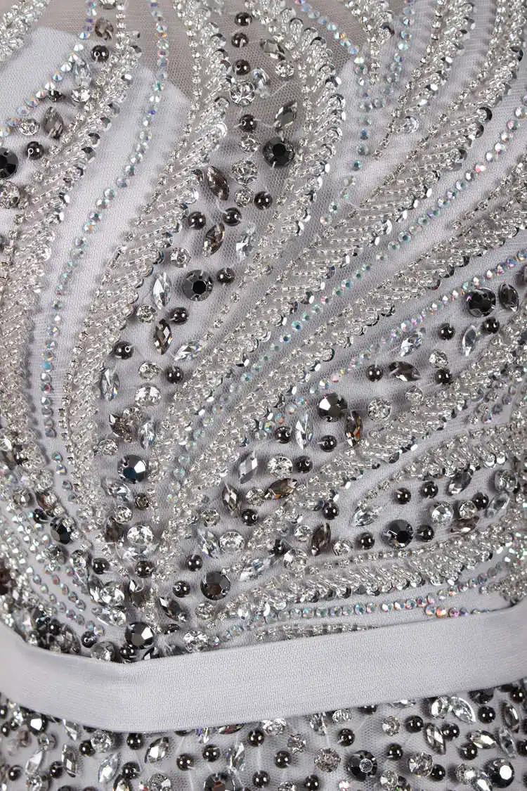 2020 Модные Вечерние Платья с дизайнерскими бусинами и кристаллами реальные