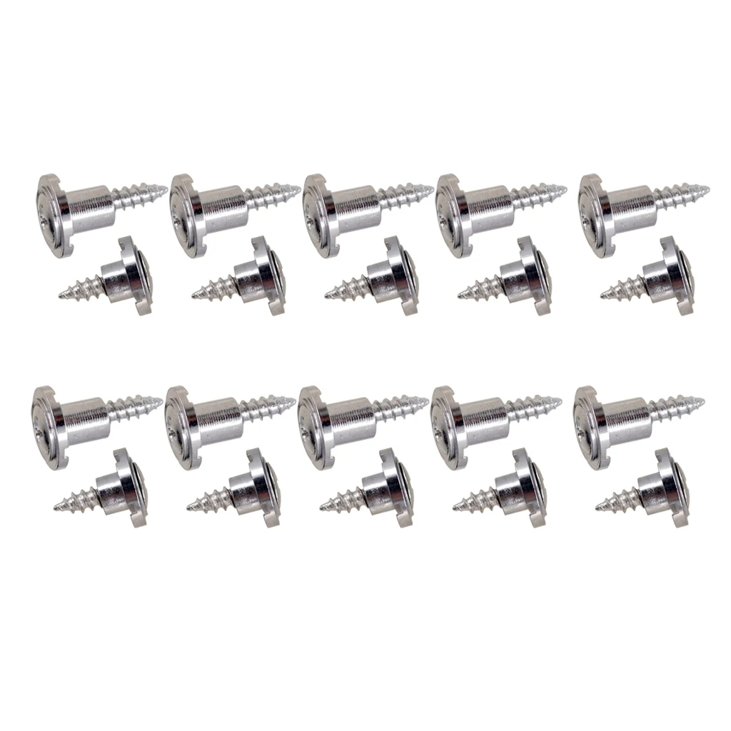 

MagiDeal 20pcs Silver Guitar String Tree Retainer for Electric Guitar Parts