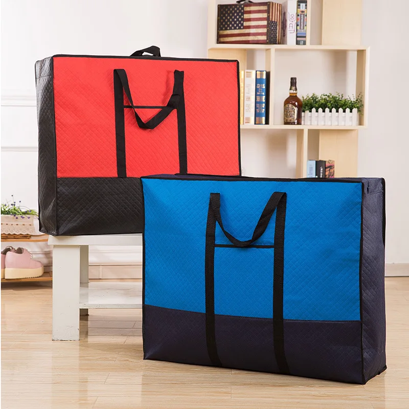 

Large Capacity Clothing Quilt Pillow Non-woven fabric Wardrobe Organizer Blanket Pouch Laundry Basket Household Accessories Gear