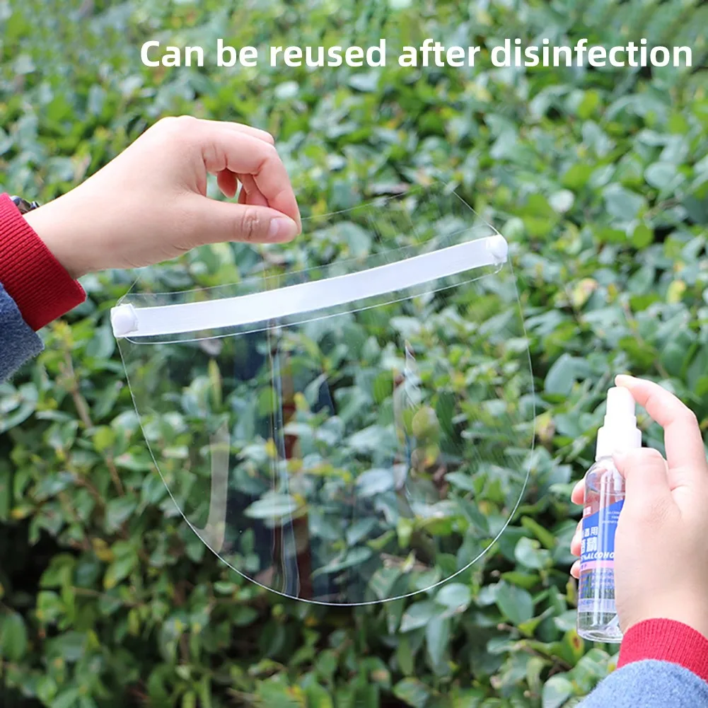 Прозрачная защита от капель пыли полное покрытие лица маска козырек щит |