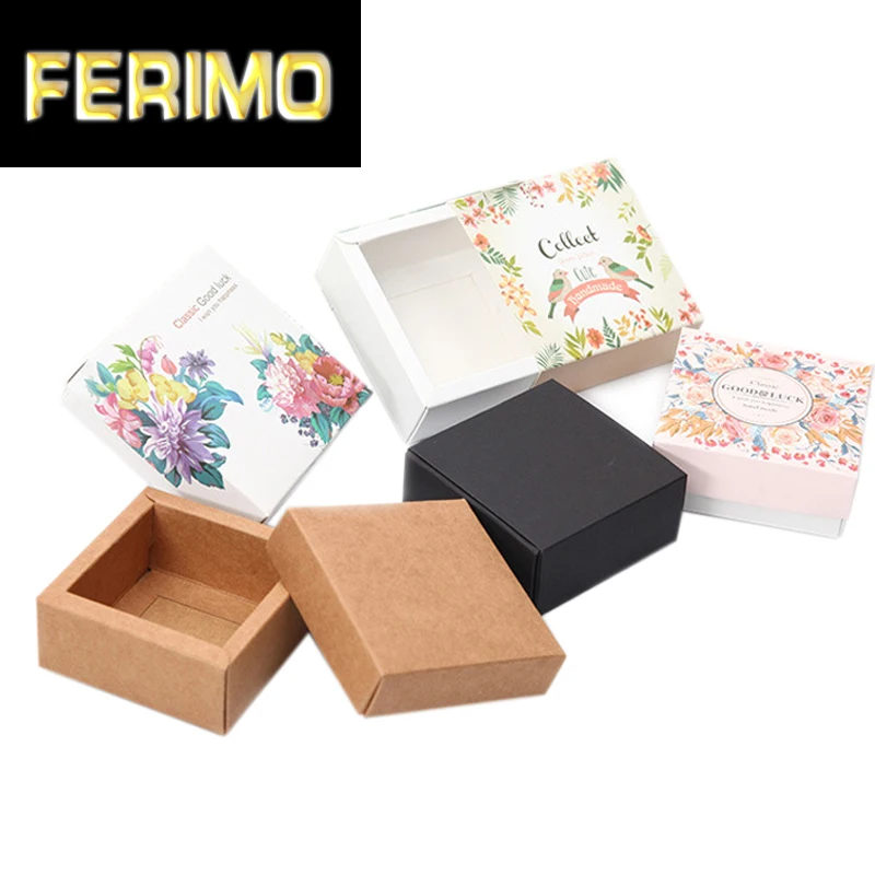 10 шт./лот коробка для бумажных ящиков модный стиль ювелирных изделий чехлы