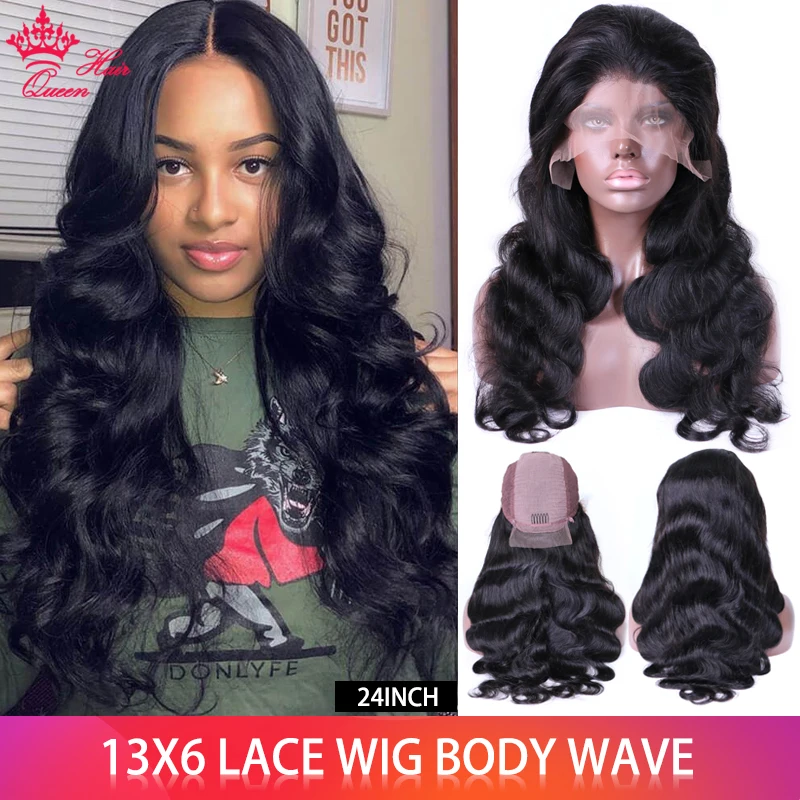 

Queen Hair Official Store Lace Front Human Raw Hair Wigs Lace Front Wig Lace Front Human Wig 13x6 Brazilian Body Wave