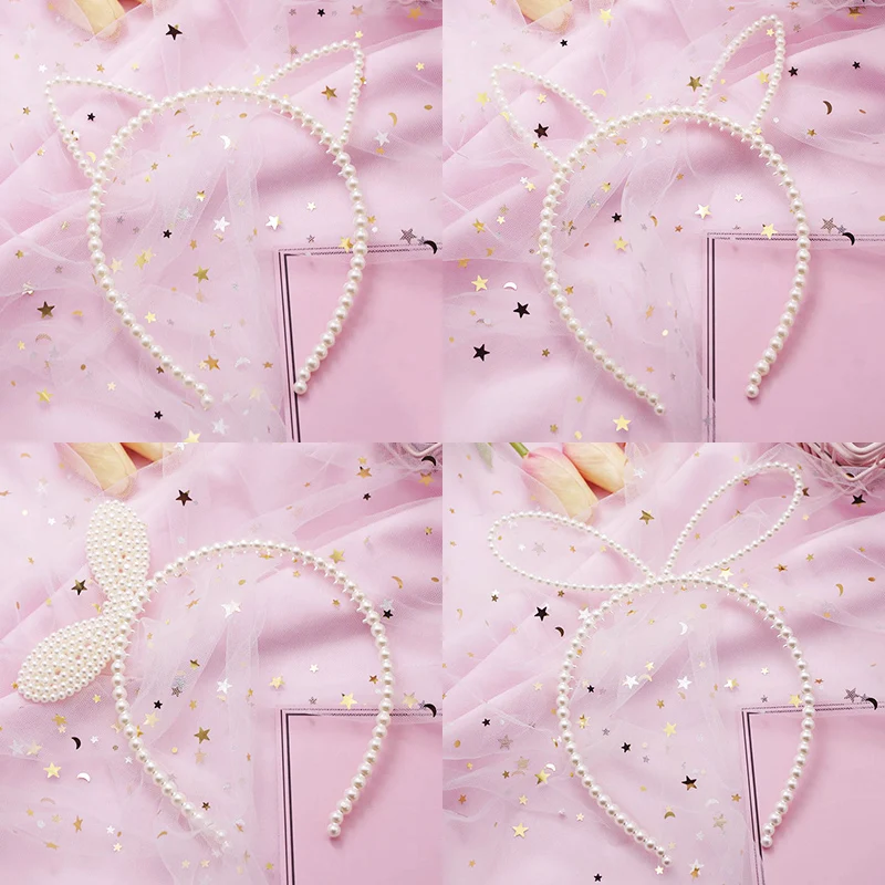 1 шт. Женская повязка на голову с искусственным жемчугом| |