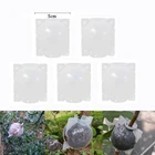 Чехол пластиковый прозрачный для выращивания растений, 5 см, 5 шт., M20