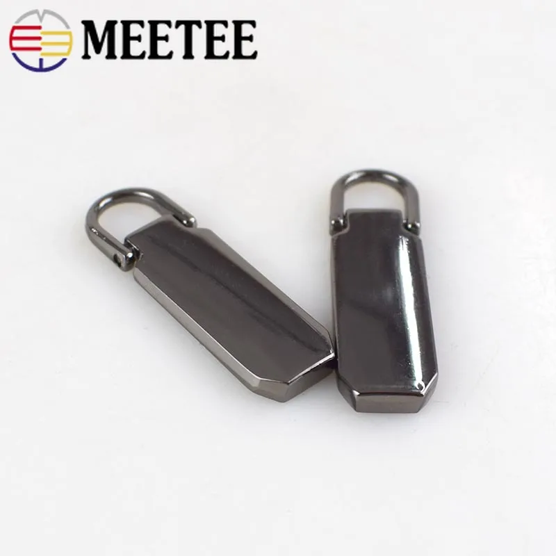 4pcs 41x12mm Detachable Metal Zipper Puller for 5# Sliders Pull Tab Repair Kits DIY Sewing Craft | Дом и сад