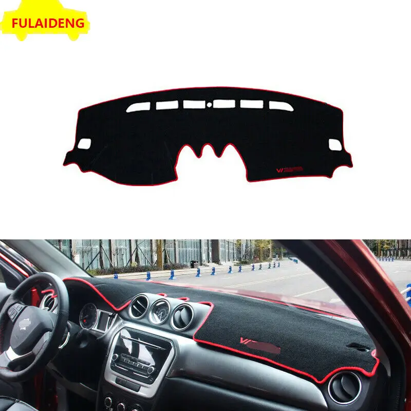 

For Suzuki Vitara 2016-2018 Dashboard Mat Protective Interior Anti-Slip Pad Shade Moulding Cover Trim Car Accessories
