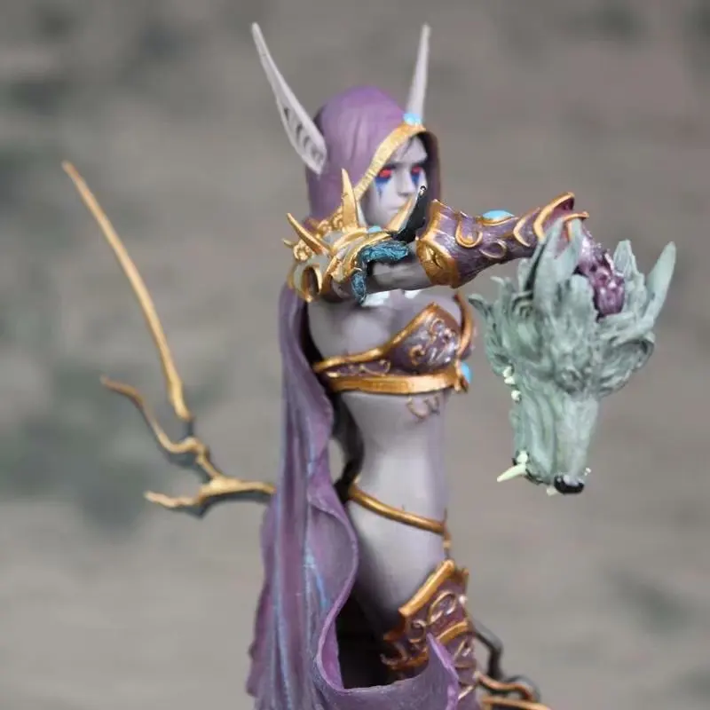 22 см Фигурки из мультфильма Sylvanas Windrunner фигурки японского аниме ПВХ игрушки для