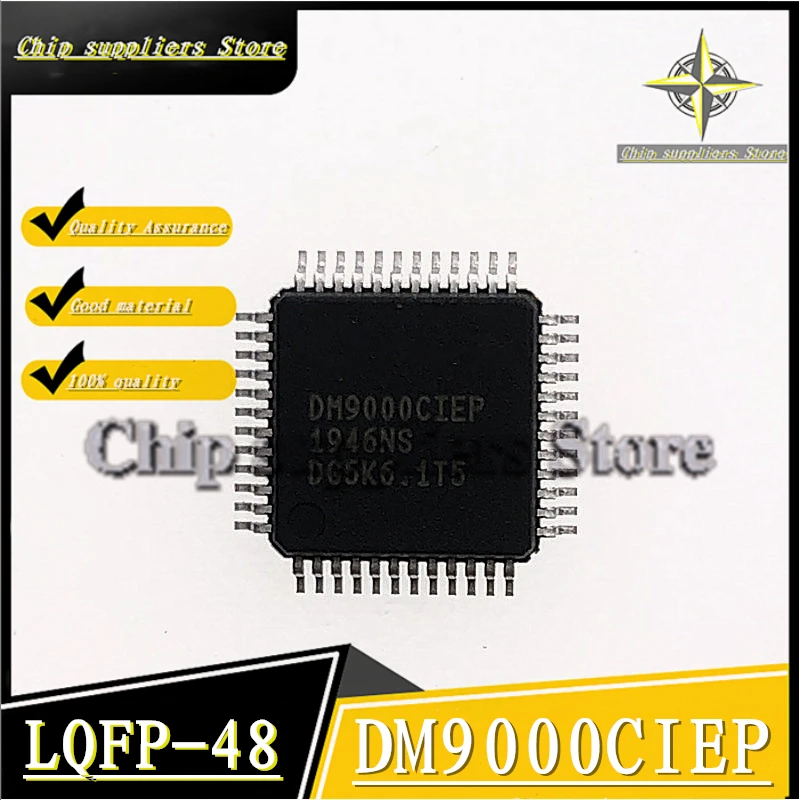 2 шт.-5 шт. // DM9000CIEP QFP-48 DM9000C QFP48 9000C чип контроллера Ethernet Nwe тонкие материалы 100%