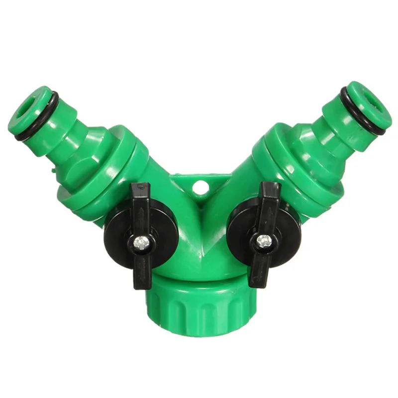 

1/2/4 Pcs 2 Way Hose Pipe Connector Y Shape Garden Tap Splitters With Shut-off Valves Tap Splitters-30