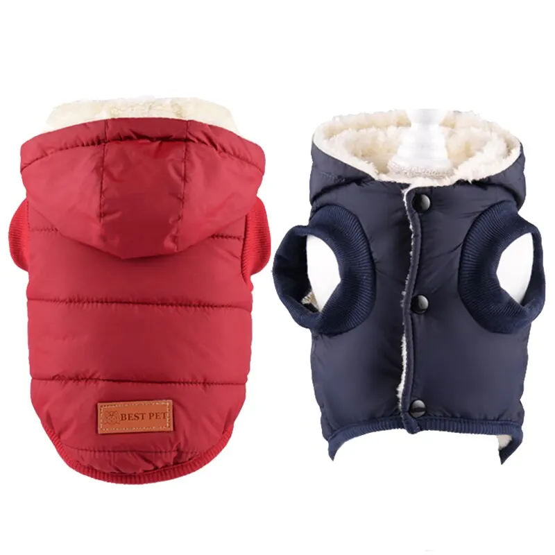 Зимнее пальто для домашних животных Одежда собак теплая одежда маленьких