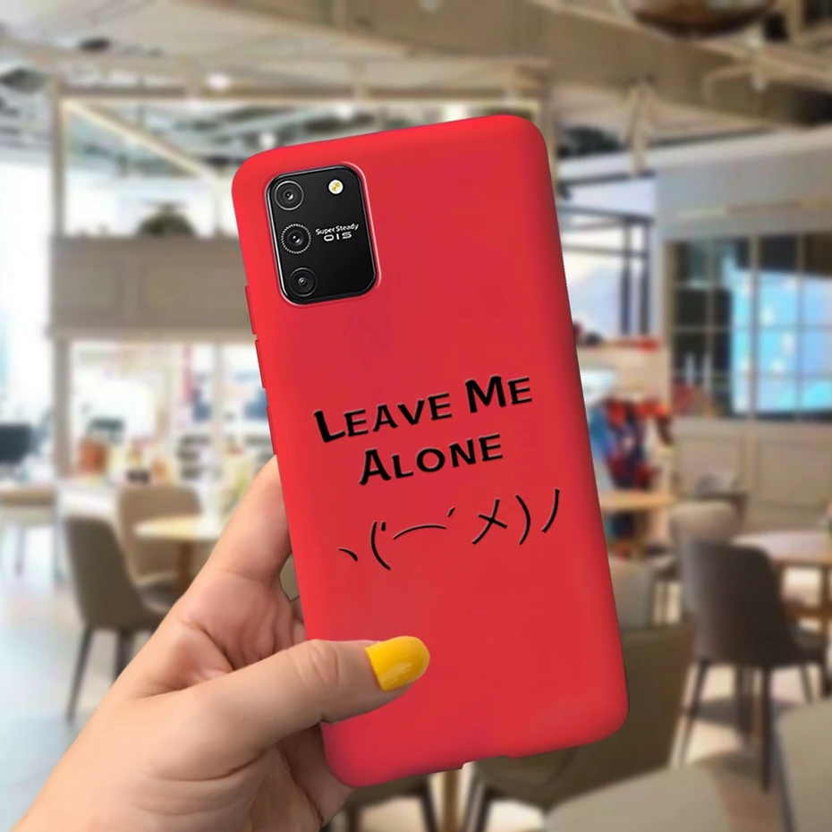 Чехол для Samsung Galaxy s10 lite чехол карамельного цвета из ТПУ силиконовая Мягкая задняя