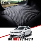 Кожаные коврики Kcimo для багажника автомобиля, аксессуары для хэтчбека MG 5 2011-2017, Задняя подкладка для груза MG5, коврик для багажника, автомобильный коврик, коврик для пола
