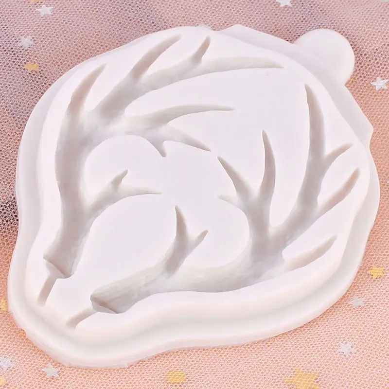 

Large Antlers Resin Silicone Mold Cake Fondant Molds Dessert Pastry Decor Chocolate Gumpaste Sugarcraft Baking Tools