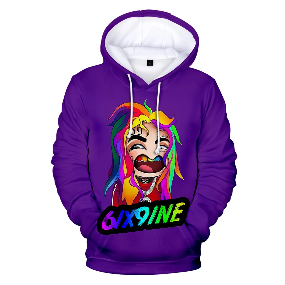 

New 3D Print 6ix9ine Hoodie Gooba Sweatshirts Streetwear Hip Hop 6ix9ine Long Sleeve Pullover Men Women Casual Hooded Sweatshirt