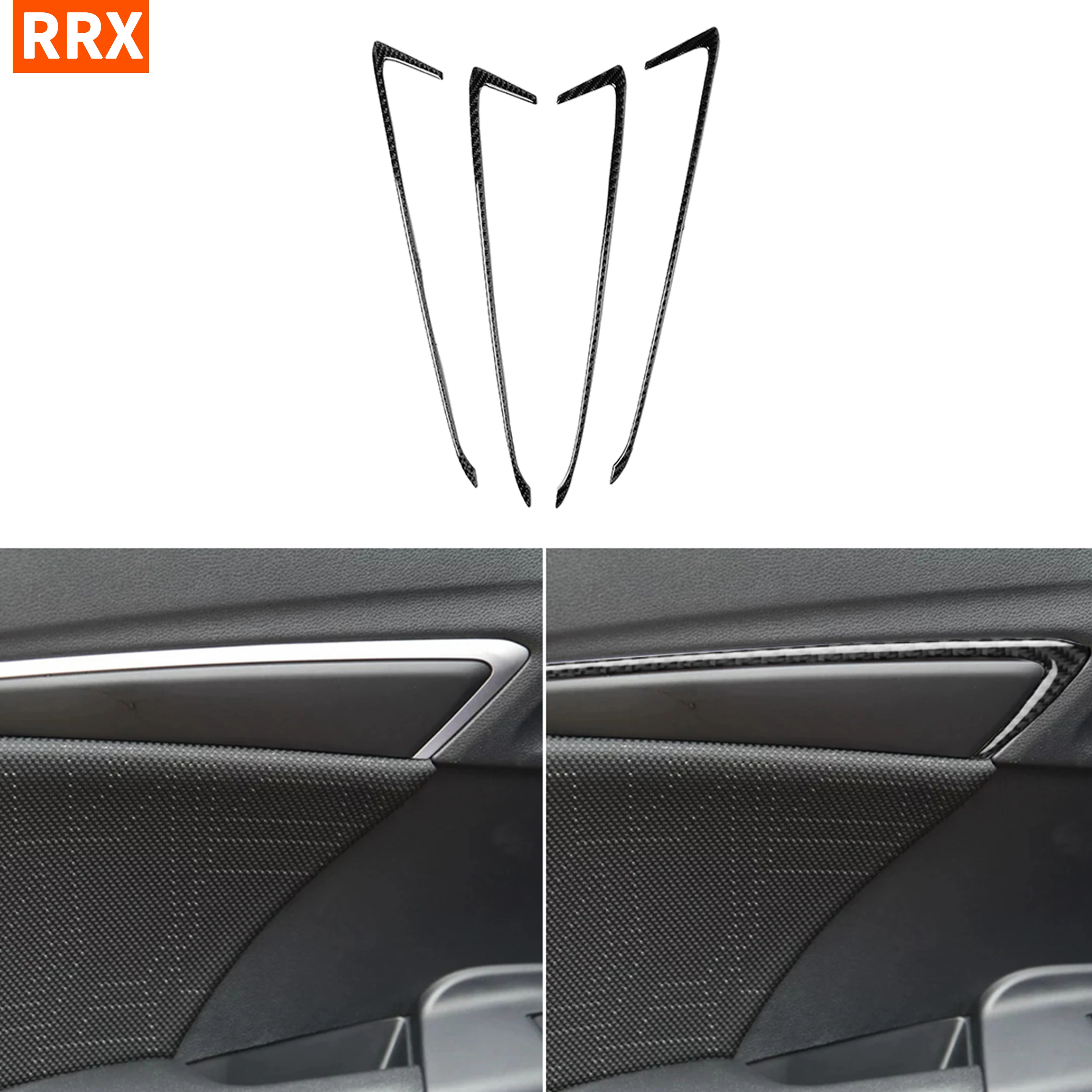 

Для FIT JAZZ AT 2014-2018 углеродное волокно внутренняя дверь панель отделка наклейка оконная панель полоса рамка украшение Стайлинг автомобиля
