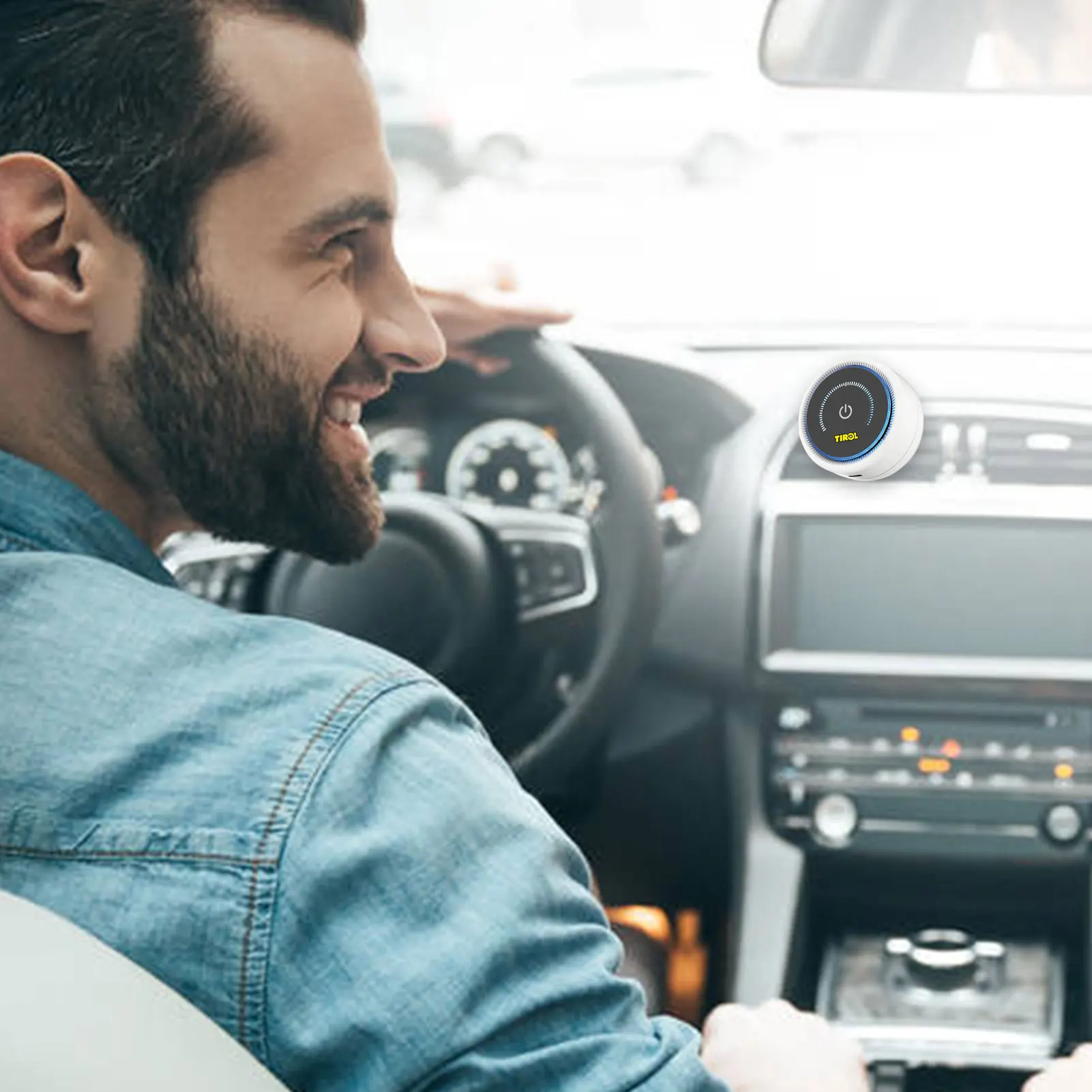 Портативный автомобильный очиститель воздуха перезаряжаемый воздухоочиститель