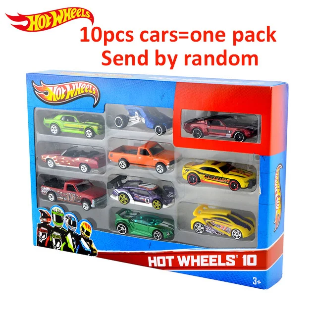 54886 Hot Wheels track ESS BSC 10-Car Pack 1: 64 мини-модель автомобиля детские игрушки для детей Diecast Brinquedos Hotwheels подарок на день рождения 54886 - Цвет: 54886