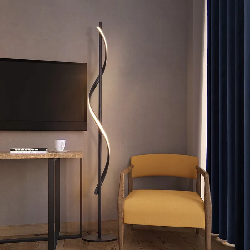 Современный светодиодный минималистичный напольный светильник акриловый для