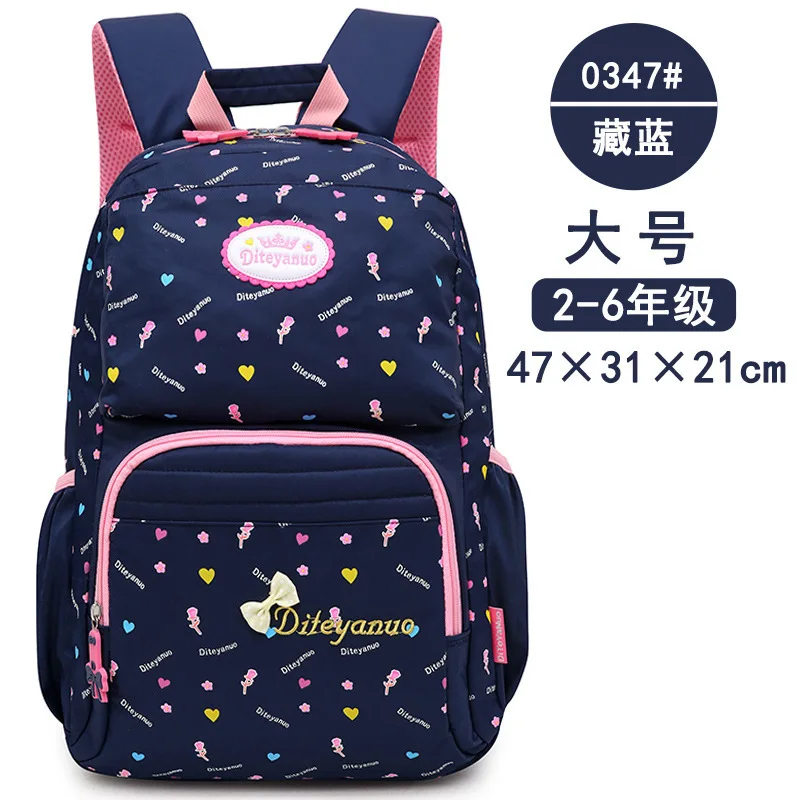 Girls Princess School Bags Children Backpacks For Teenagers 2023 Lightweight Waterproof School Bags Child Orthopedics Schoolbags