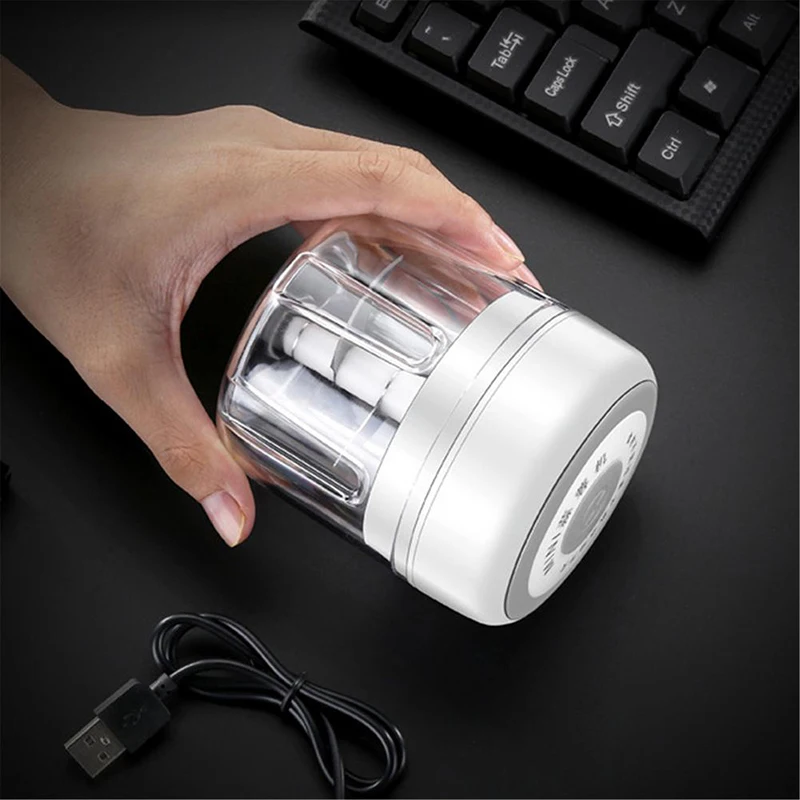 

Electric Garlic Masher Durable Mini Crusher Chopper USB Charging For Crushed Garlic Crushed Ginger Fresh Chili Vegetable Tools