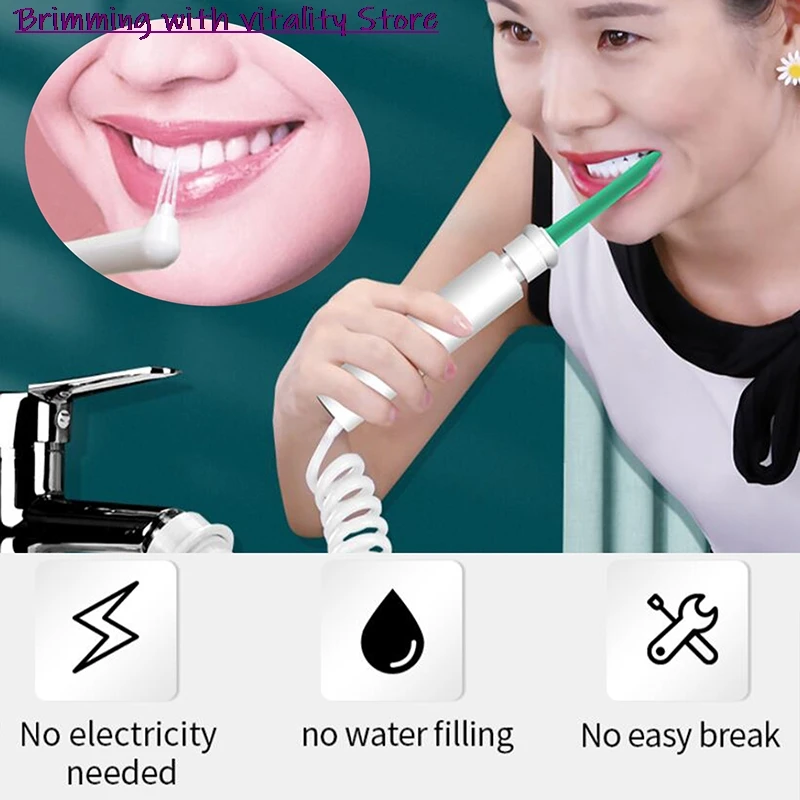 

Ирригатор для полости рта Water Dental кран-ирригатор устройство для очистки зубов