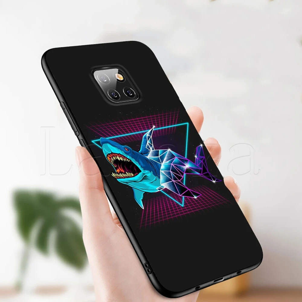 Lavaza в виде пасти акулы мягкий TPU чехол для huawei Y6 Y9 Коврики 10 20 30 Nova 3 3i 4 4E 5 5i 5T смарт