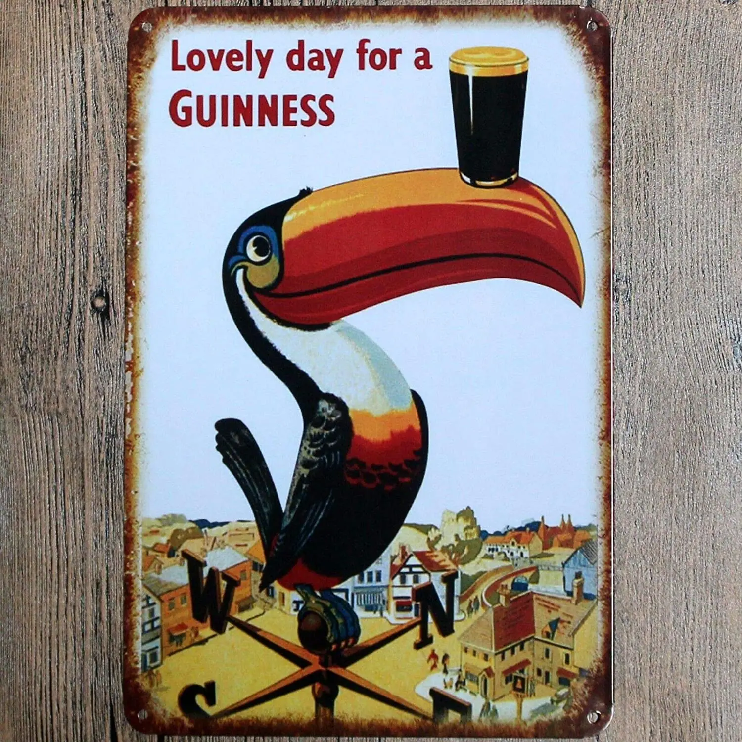 

Lplpol Metal Tin Sign Lovely Day for A Guinness Decor Bar Pub Home Vintage Retro Poster 12" X 18"