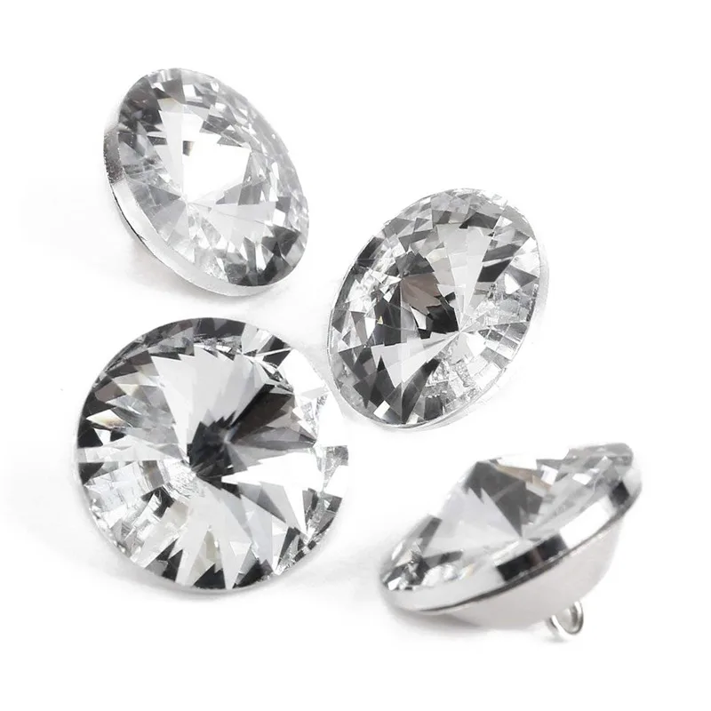 Кристальная Пряжка 100 шт для дивана кровати сумка украшения одежды 25 мм|Пуговицы|