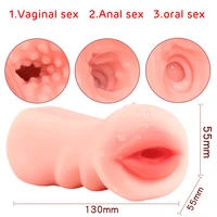 vagina for men toy sex toys 4d realistic deep throat male masturbator silicone artificial vagina mouth anal oral erotic anus new