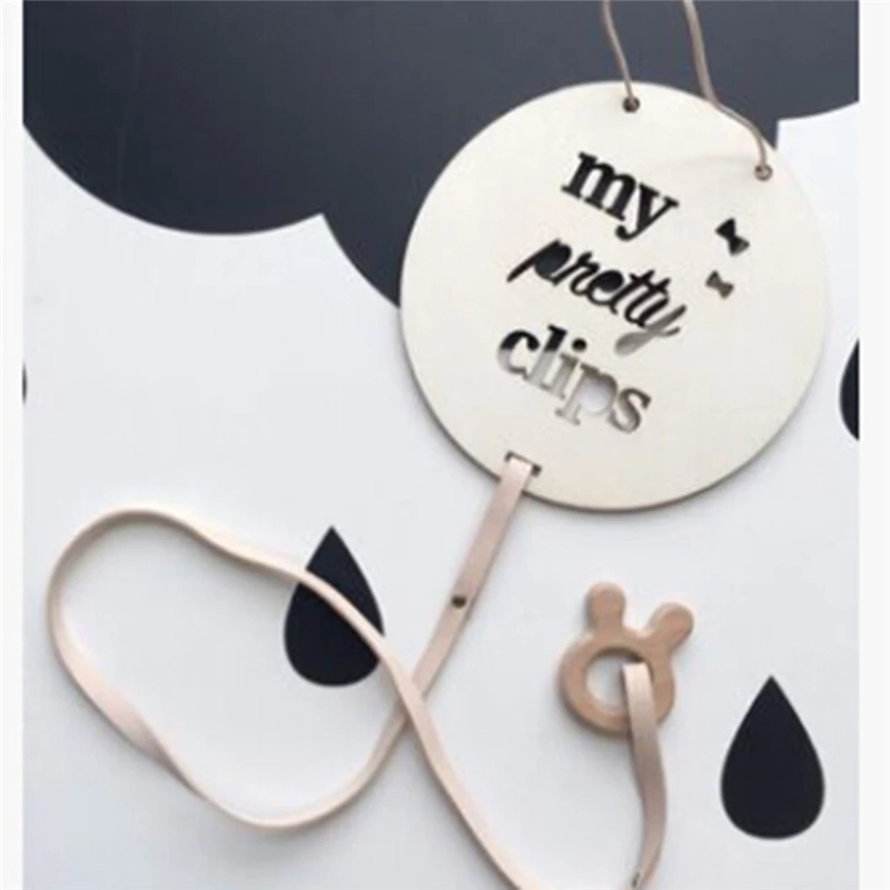 Скандинавский стиль деревянные детские шпильки для волос фотообои украшение на