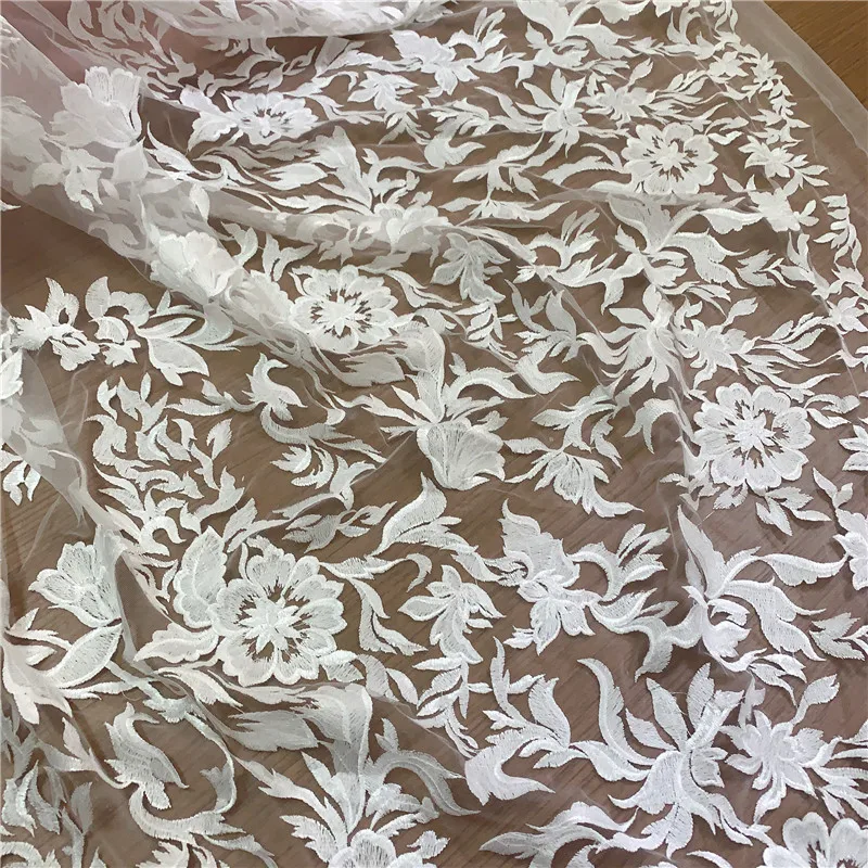 Новинка 2019 года Тюль с вышивкой из белых блесток кружевная ткань блестками