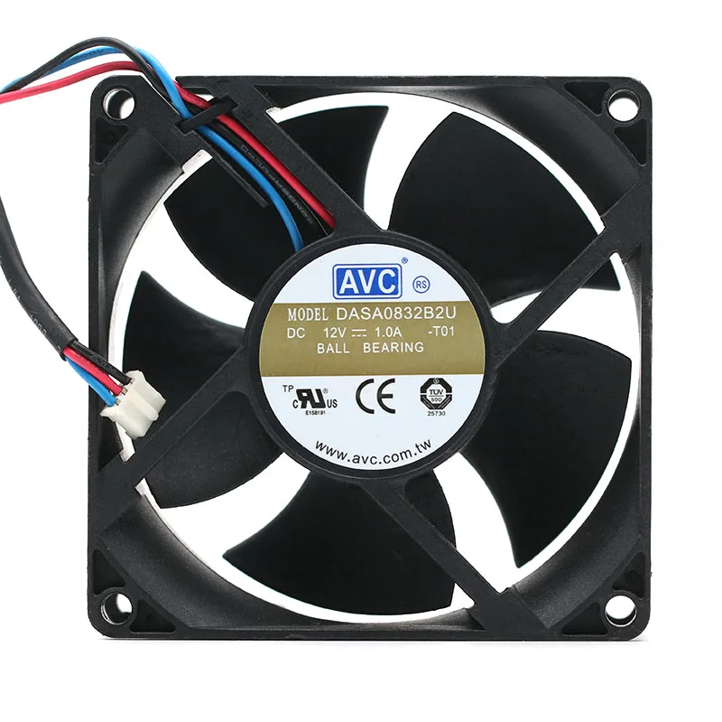 

8cm AVC Original Dasa0832b2u 8032 12v 1.0a 8cm Double Ball Super Large Air Fan
